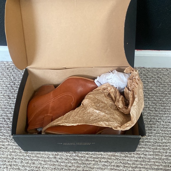 Frye Reina Bootie Cognac Size 7.5 M - Picture 4 of 6